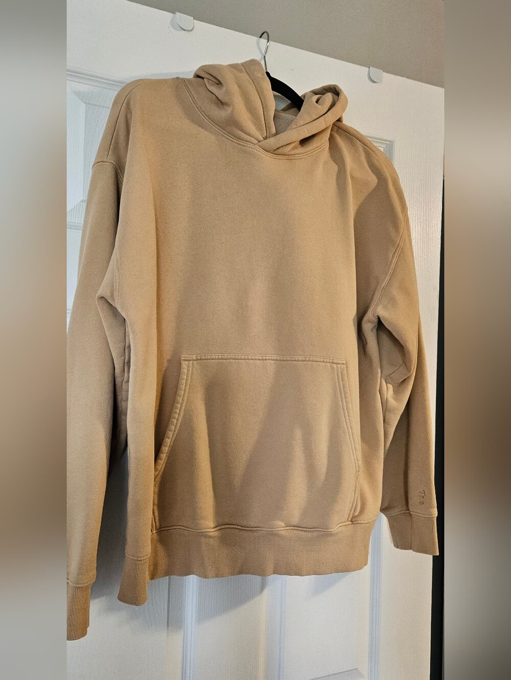 TNA CozyAF Fleece Hoodie in Tan